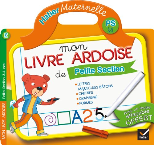 Mon livre ardoise de petite section : PS, 3-4 ans
