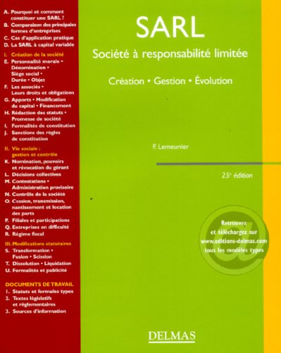 SARL, société à responsabilité limitée : création, gestion, évolution