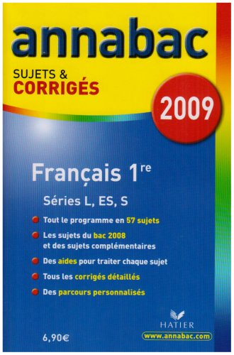 Français 1re séries générales L, ES, S