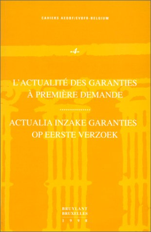 l'actualité des garanties à première demande