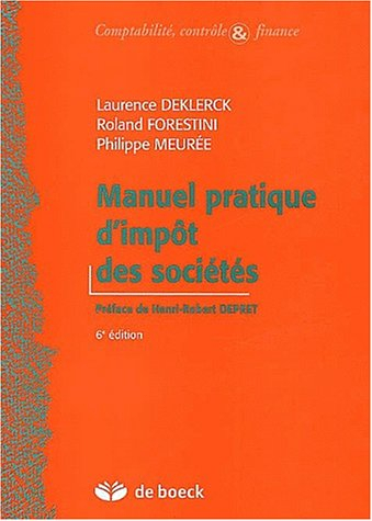 Manuel pratique d'impôt des sociétés