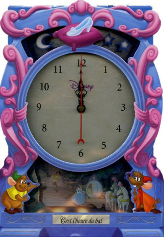 Cendrillon : livre horloge
