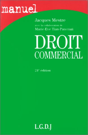 droit commercial, 24e édition