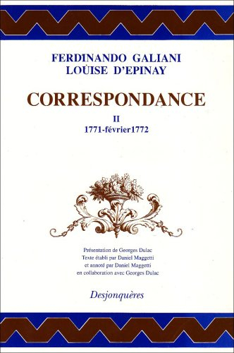Correspondance. Vol. 2. 1771-février 1772