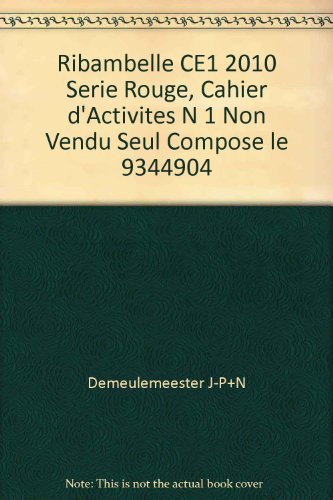 Ribambelle CE1 : maîtrise de la langue