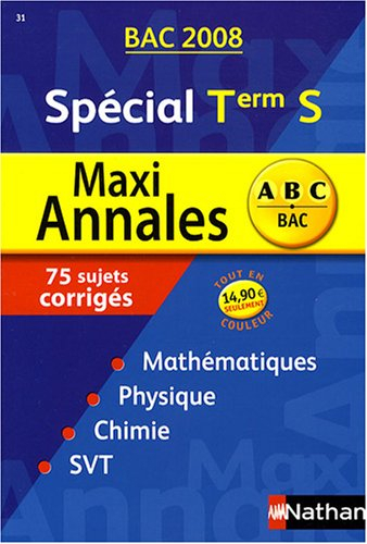 Maxi annales terminale S