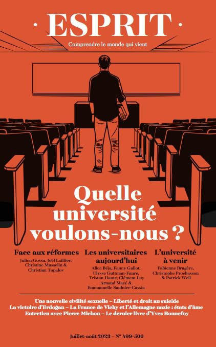 Esprit, n° 499-500. Quelle université voulons-nous ?