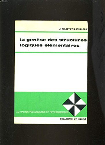 la genèse des structures logiques élémentaires