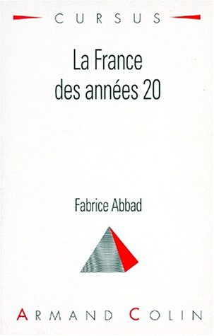 La France des années 20