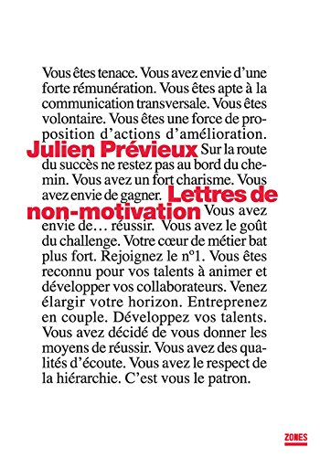 Lettres de non-motivation