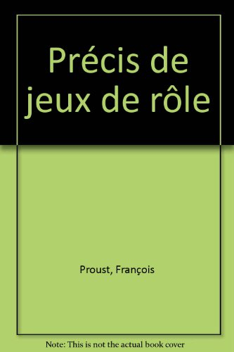 Précis de jeux de rôle