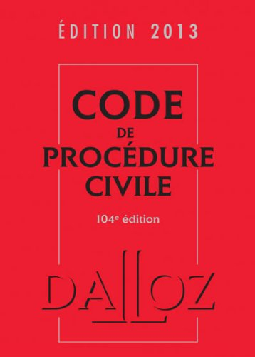 Code de procédure civile 2013