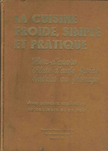 la cuisine froide simple et pratique