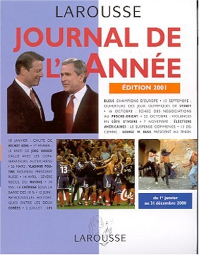 Journal de l'année, édition 2001