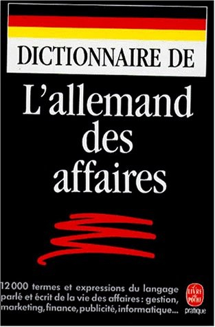Dictionnaire de l'allemand des affaires