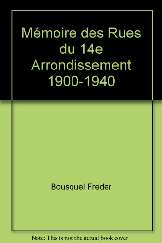 Paris 14e arrondissement : 1900-1940