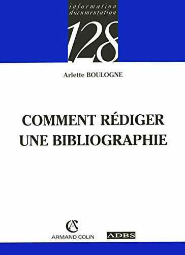 Comment rédiger une bibliographie