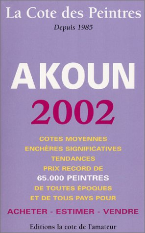 La cote des peintres 2002