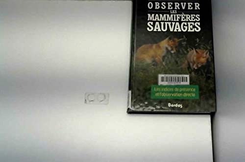 Observer les mammifères sauvages