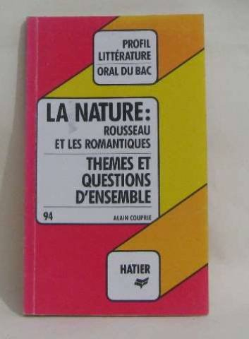 La nature, Rousseau et les romantiques