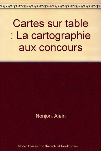 cartes sur table : la cartographie aux concours