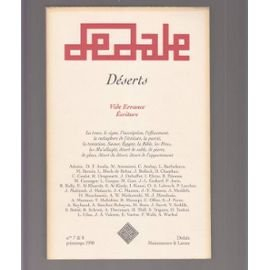 Dédale, n° 7. Le désert : origine, traversée et métaphore