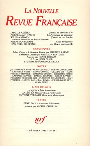 la n.r.f., numéro 361