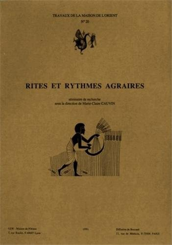 Rites et rythmes agraires : séminaire de recherche