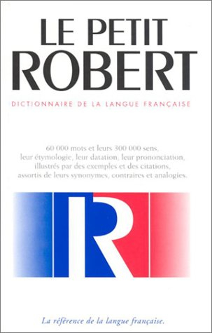 petit robert de la langue française