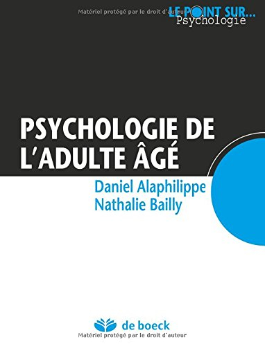 Psychologie de l'adulte âgé