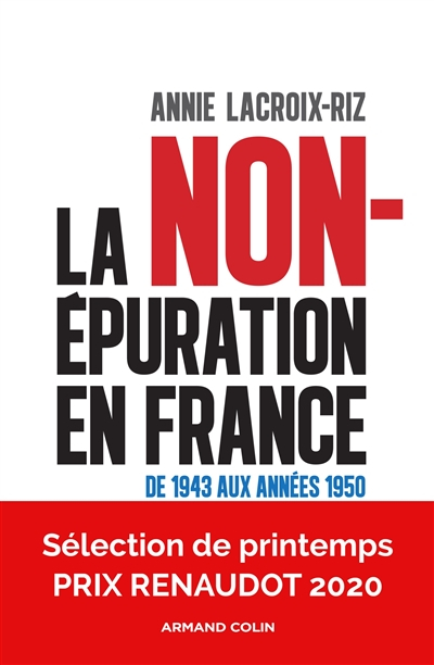 La non-épuration en France : de 1943 aux années 1950