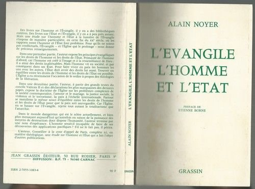 L'Evangile, l'homme et l'Etat