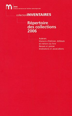 répertoire des collections