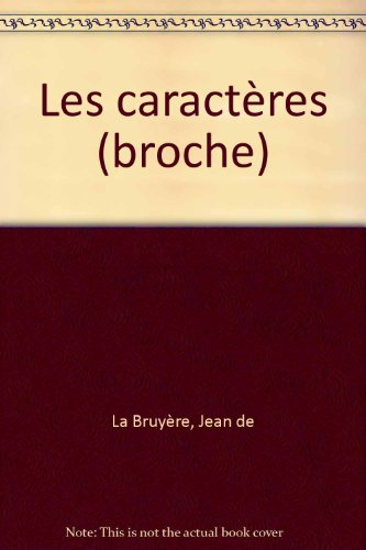 Les caractères