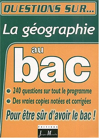 La géographie au bac