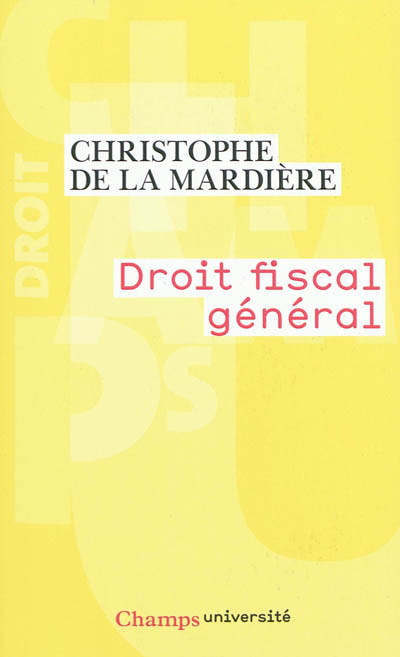 Droit fiscal général