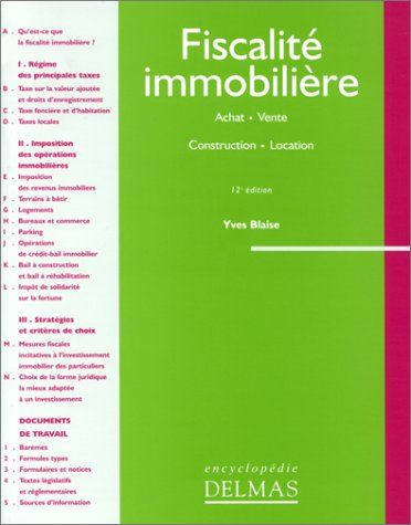 Fiscalité immobilière