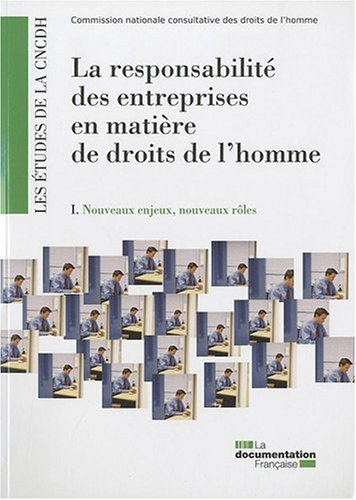 La responsabilité des entreprises en matière de droits de l'homme. Vol. 1. Nouveaux enjeux, nouveaux