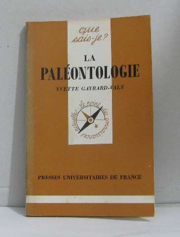 la paléontologie