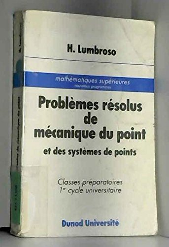 problemes resolus de mecanique du point