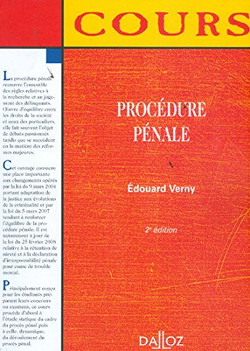 Procédure pénale