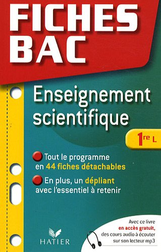 Enseignement scientifique, 1re L