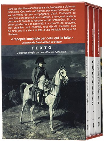 Mémoires de Napoléon : coffret 3 volumes