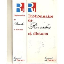 dictionnaire de proverbes et dictons