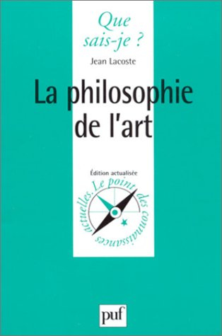 la philosophie de l'art, 7e édition
