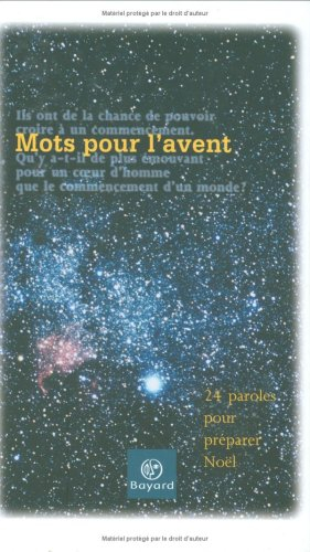 Mots pour l'avent : 24 paroles pour préparer Noël