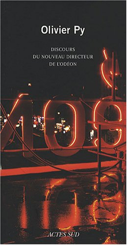 Discours du nouveau directeur de l'Odéon (interrompu par quelques masques)