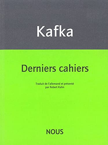 Derniers cahiers : 1922-1924