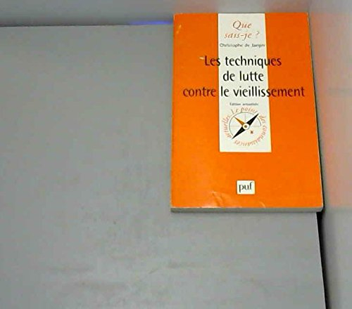 Les techniques de lutte contre le vieillissement