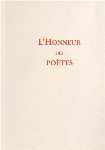 L'honneur des poètes
